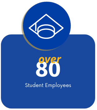 over 80 student employees