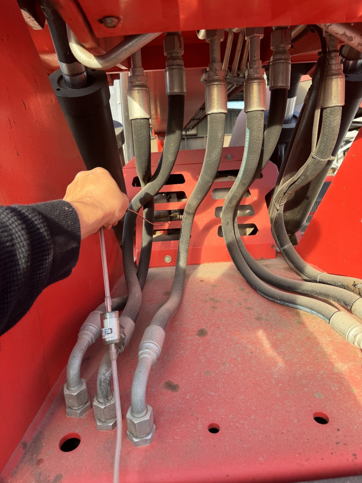 Aftertreatment inlet and diesel particulate filter area