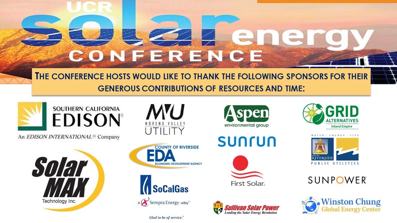 Solar 2019 Sponsors