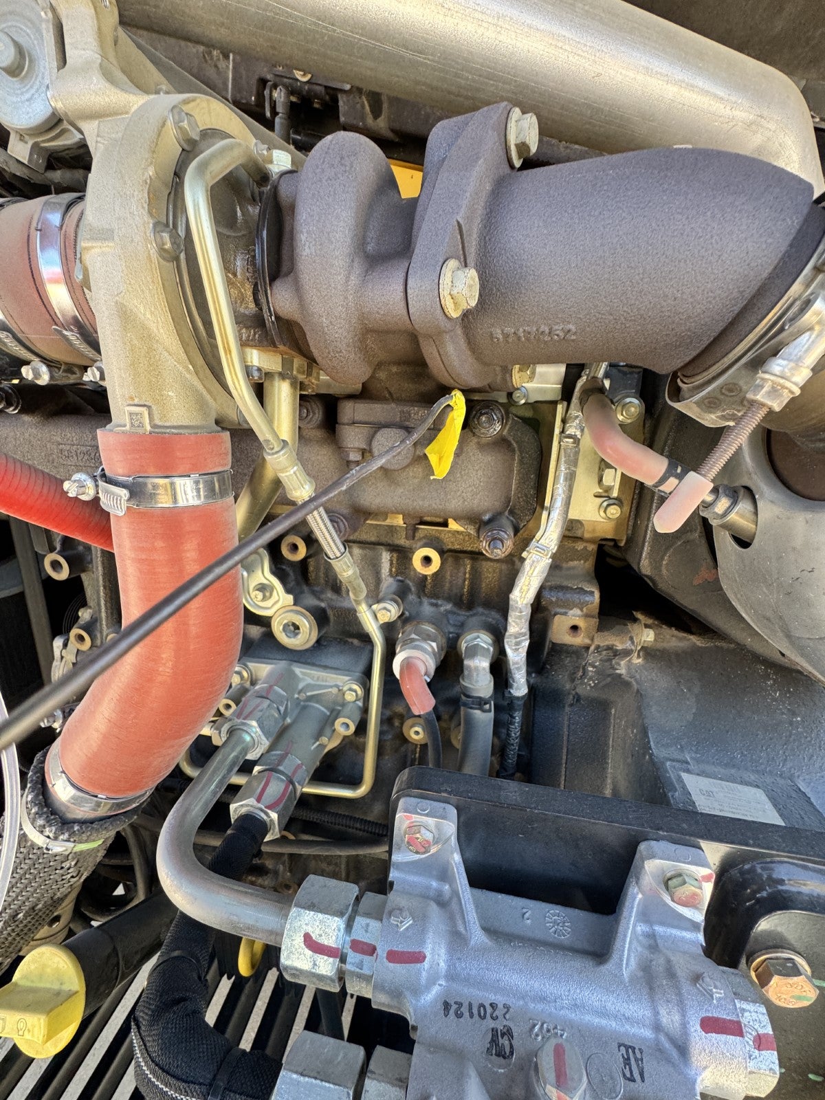 Turbocharger outlet and exhaust system components