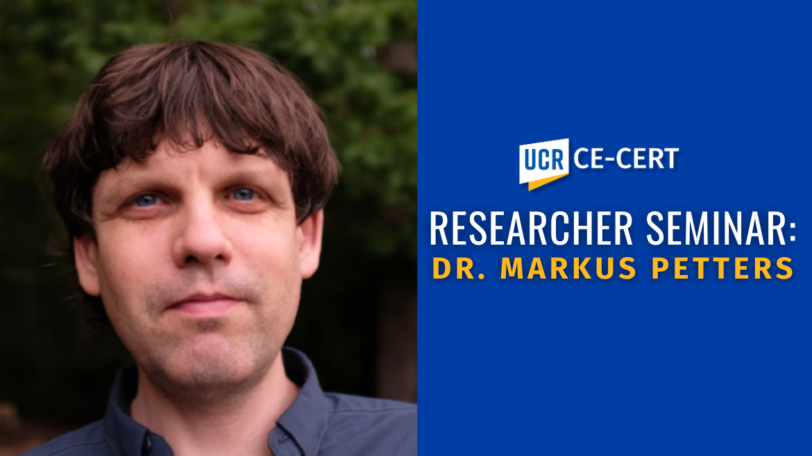 Research Seminar with markus petters on Aerosol mixing state and aerosol fluxes observed in an urban environment observed during the TRacking Aerosol Convection Interactions ExpeRiment (TRACER) campaign