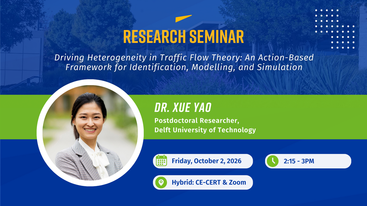 Research Seminar Dr. Xue Yao