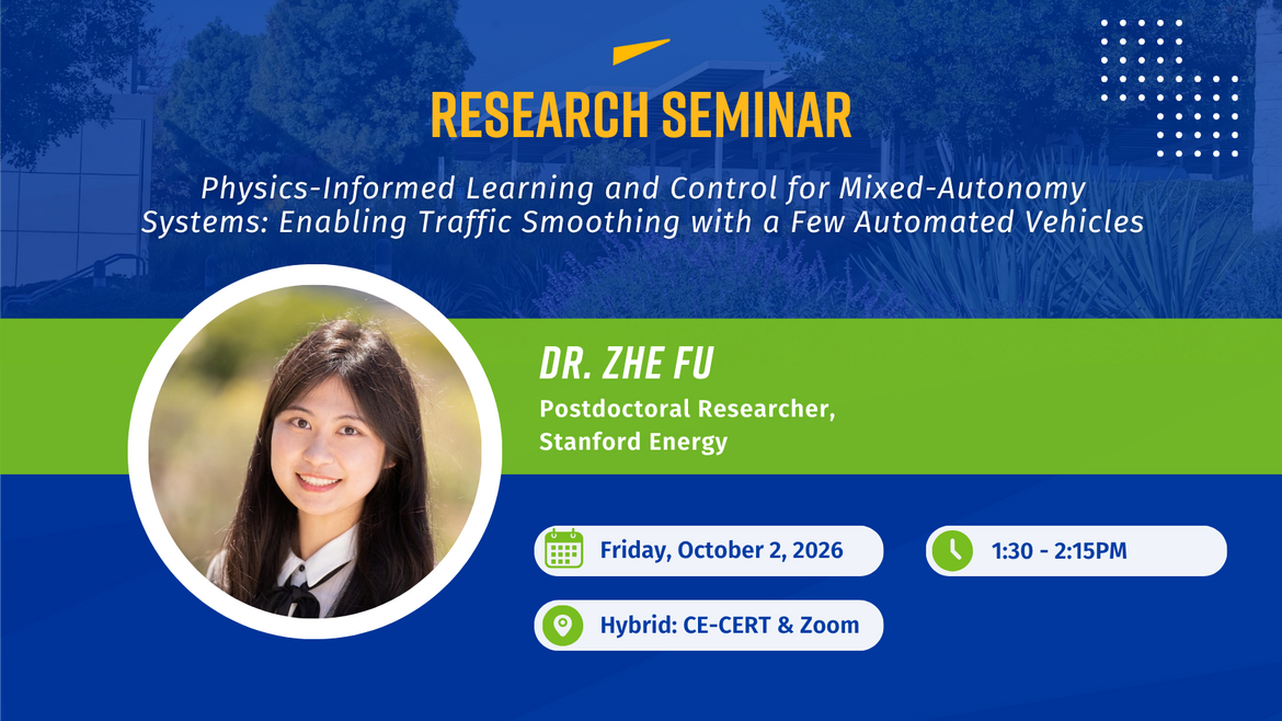 Research seminar Dr. Zhe Fu