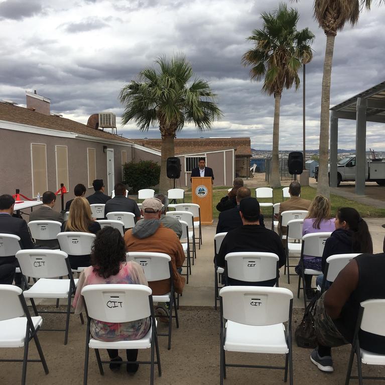 chemehuevi ribbon cutting