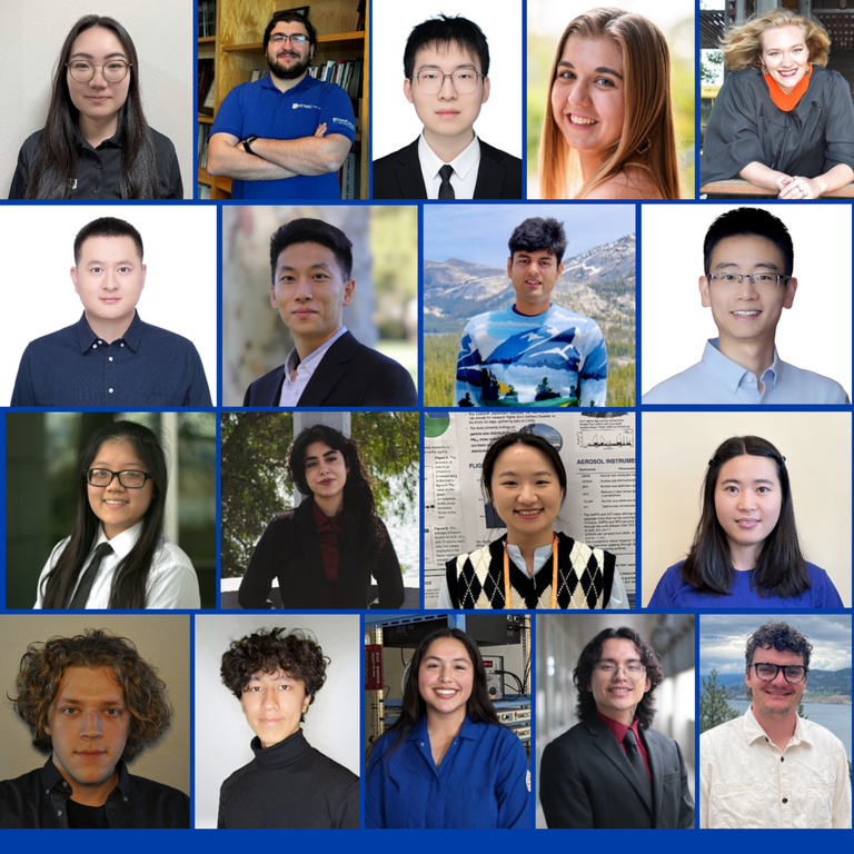 A grid of 20 headshots showing the diverse 2025-2026 Scholarship Recipients. The individuals are arranged in four rows of five.