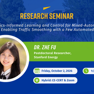 Research seminar Dr. Zhe Fu