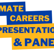 Climate Careers Presentation & Panel Flyer