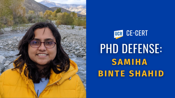 Ph.D. Thesis Defense: Samiha Binte Shahid