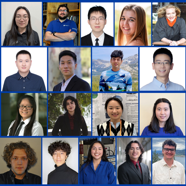 A grid of 20 headshots showing the diverse 2025-2026 Scholarship Recipients. The individuals are arranged in four rows of five.