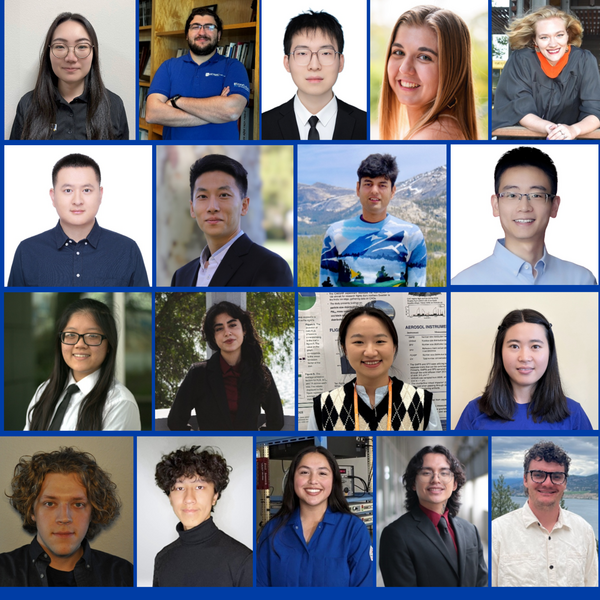 A grid of 20 headshots showing the diverse 2025-2026 Scholarship Recipients. The individuals are arranged in four rows of five.