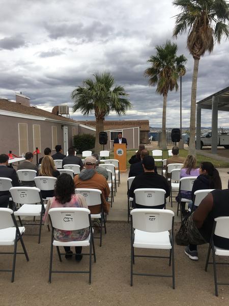 chemehuevi ribbon cutting