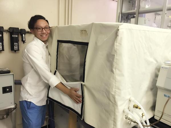 eric with chamber
