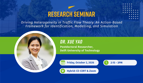Research Seminar Dr. Xue Yao